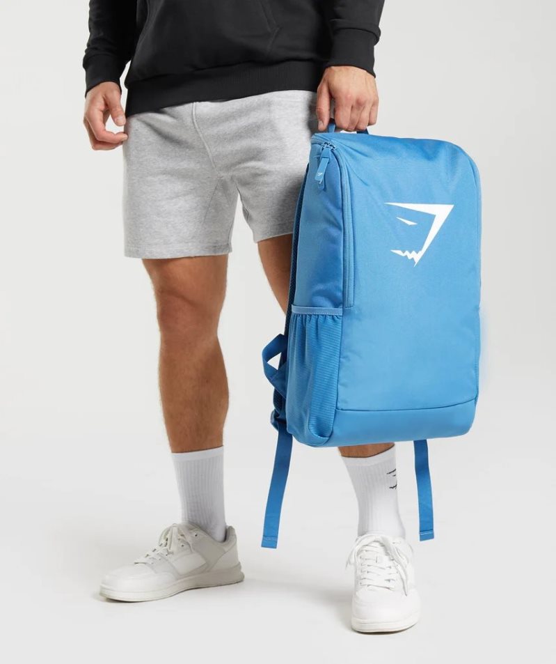 Gymshark Sharkhead Hátizsák Kék | HU-G-504