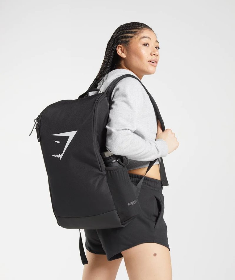 Gymshark Sharkhead Hátizsák Fekete | HU-K-549