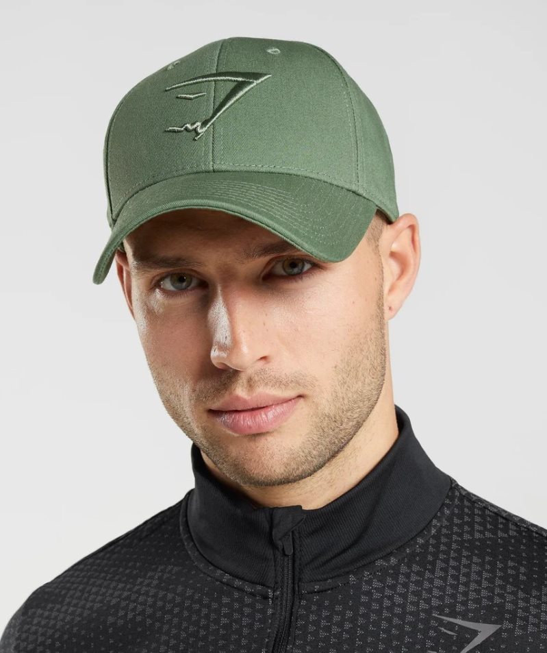 Gymshark Sharkhead Sapkák Zöld | HU-V-196