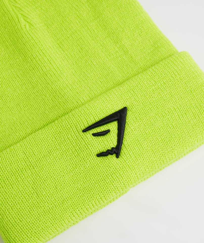 Gymshark Sharkhead Téli Sapka Zöld | HU-W-295