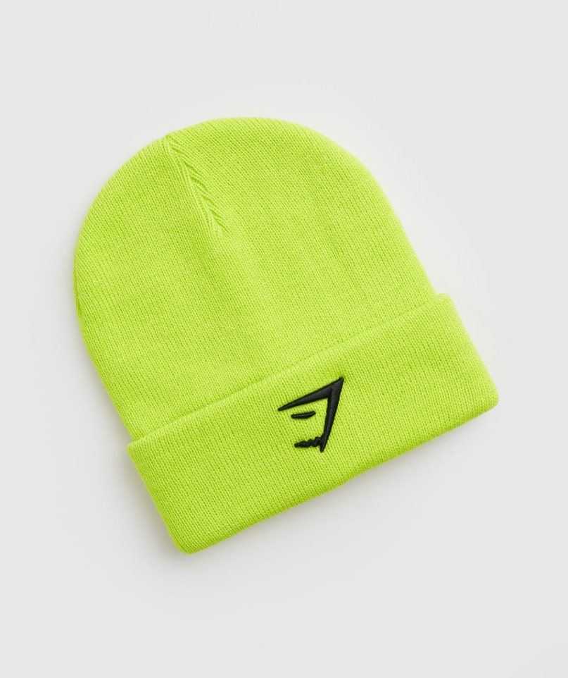 Gymshark Sharkhead Téli Sapka Zöld | HU-W-295