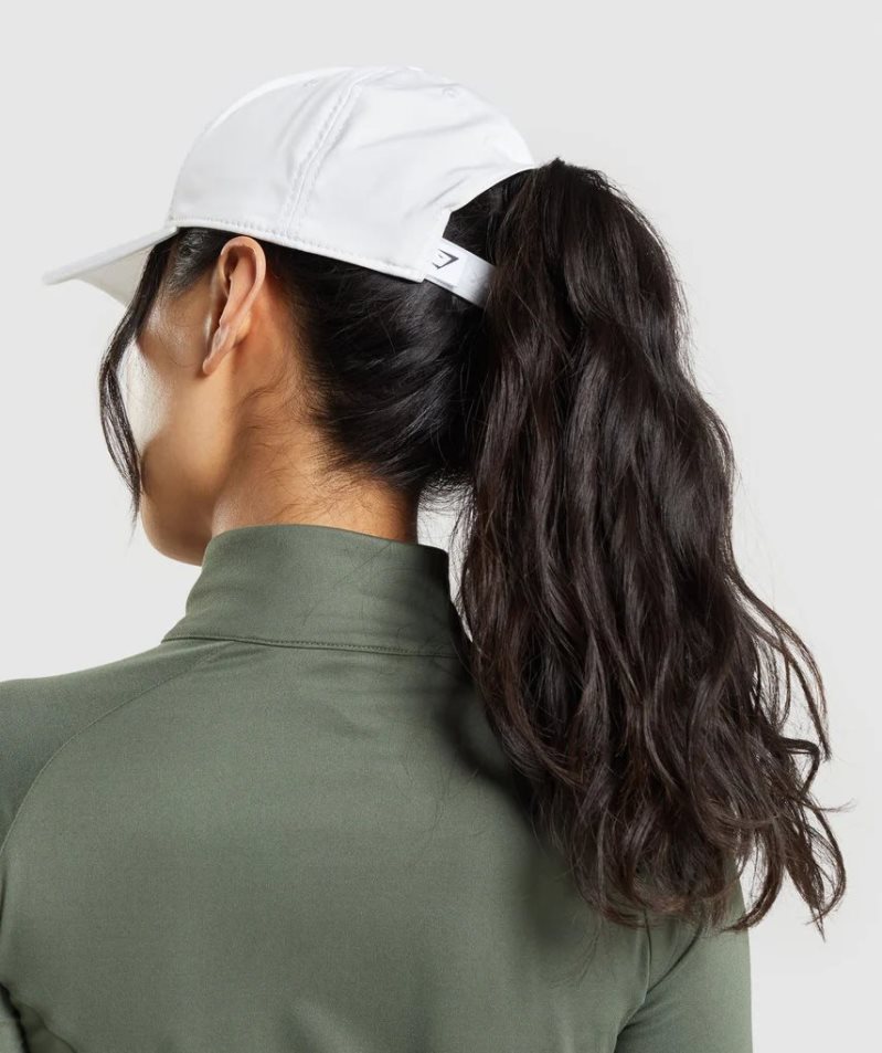 Gymshark Snapback Sapkák Fehér | HU-H-143