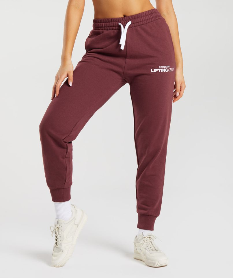 Gymshark Social Club Női Jogger Nadrág Barna | HU-I-593