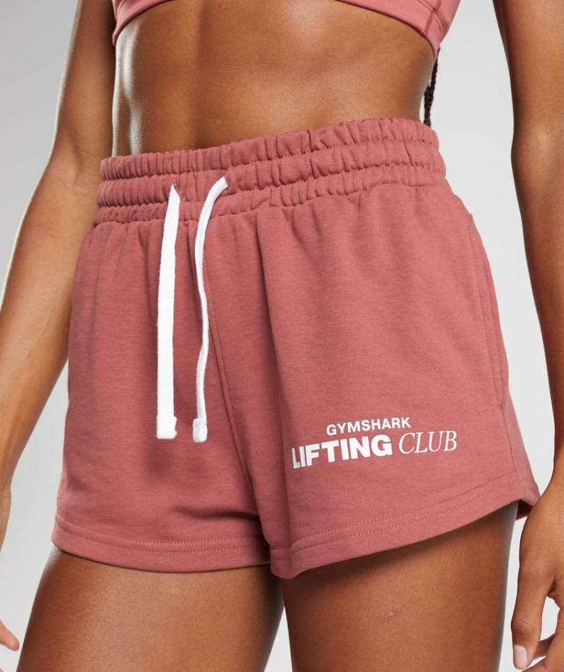 Gymshark Social Club Női Rövidnadrág Rózsaszín | HU-W-458
