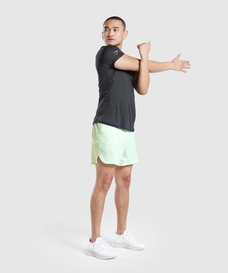Gymshark Speed Evolve Férfi Póló Fekete | HU-M-672