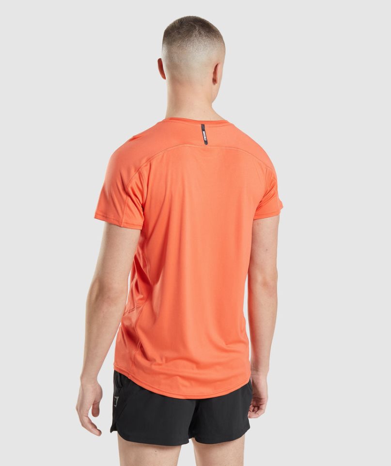 Gymshark Speed Evolve Férfi Póló Narancssárga | HU-J-968