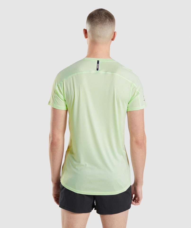Gymshark Speed Evolve Férfi Póló Világos Zöld | HU-E-236