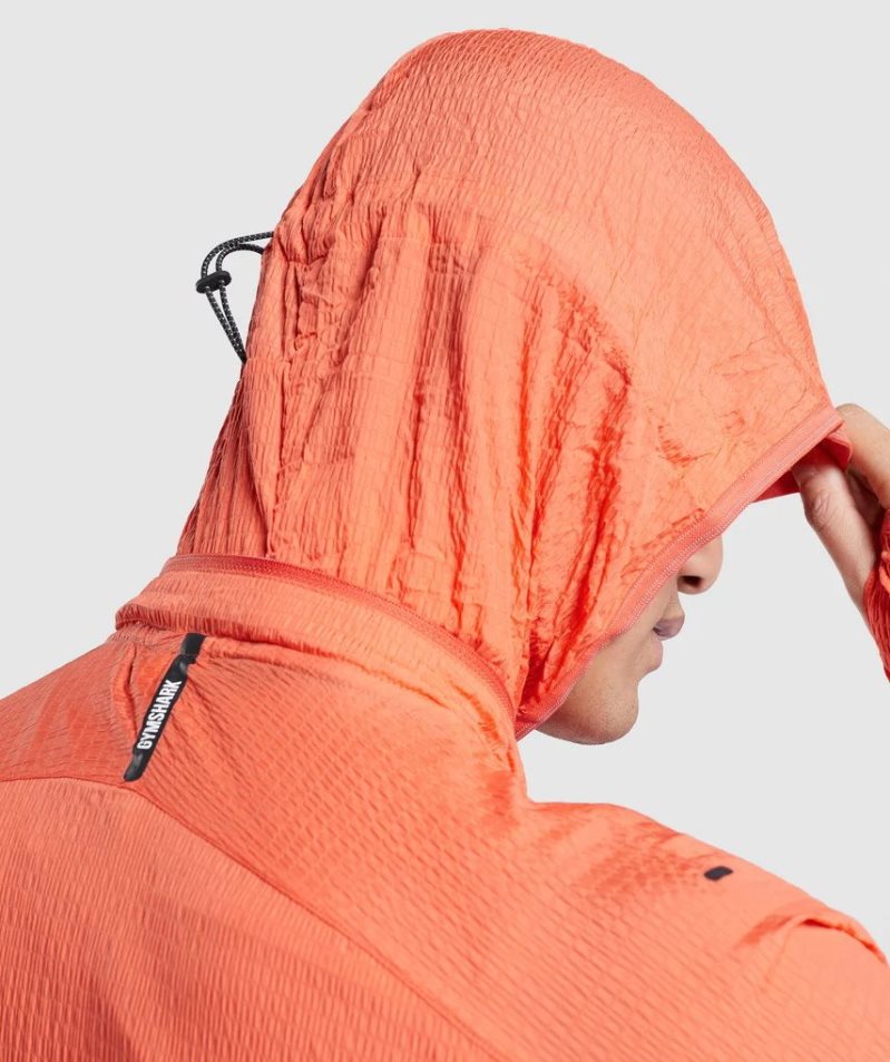 Gymshark Speed Evolve Férfi Széldzseki Narancssárga | HU-O-730