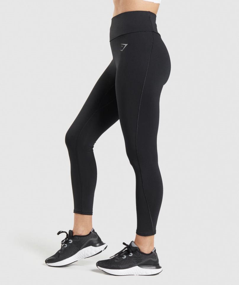 Gymshark Speed Női Leggings Fekete | HU-K-814