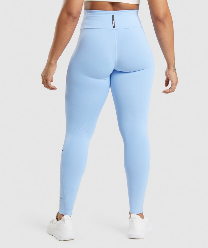Gymshark Speed Női Leggings Világos Kék | HU-P-743