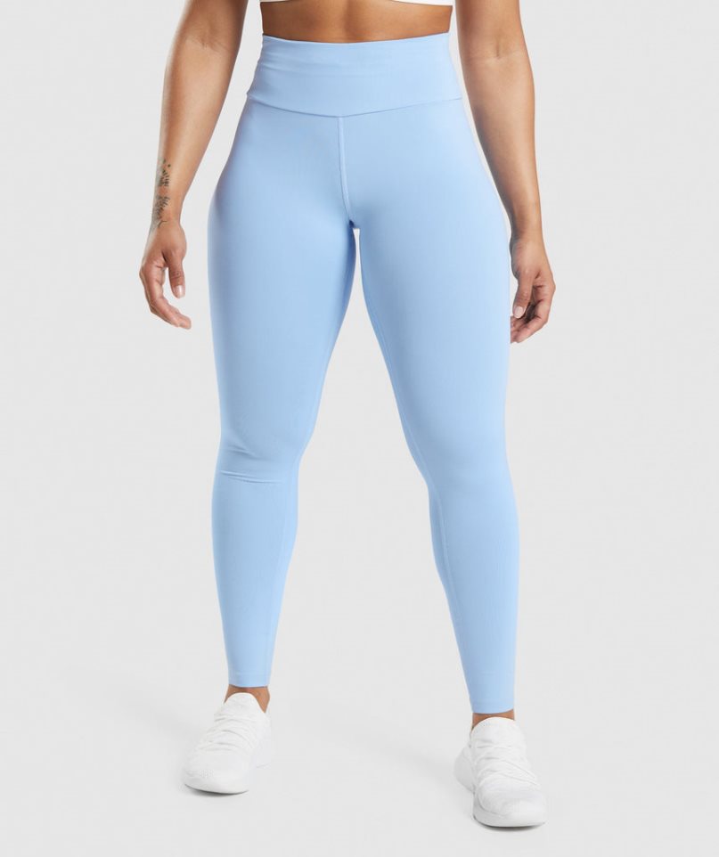 Gymshark Speed Női Leggings Világos Kék | HU-P-743