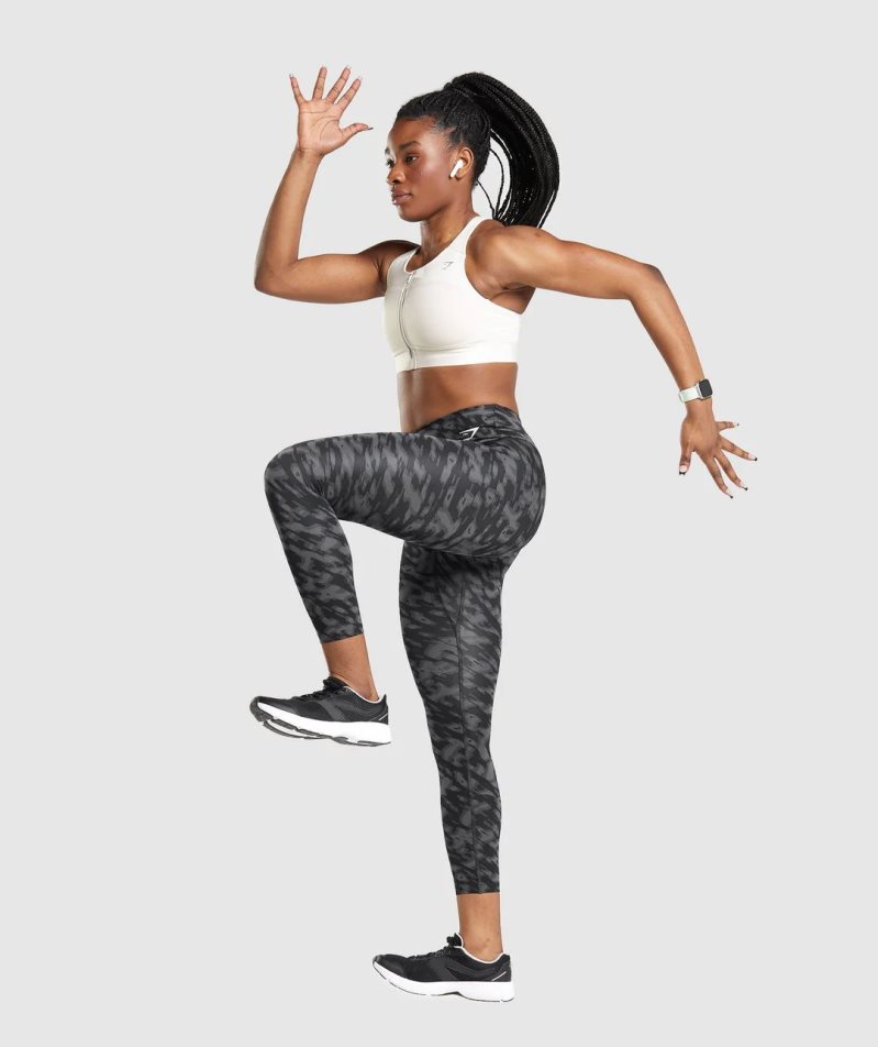 Gymshark Speed Női Sportmelltartó Fehér | HU-G-320