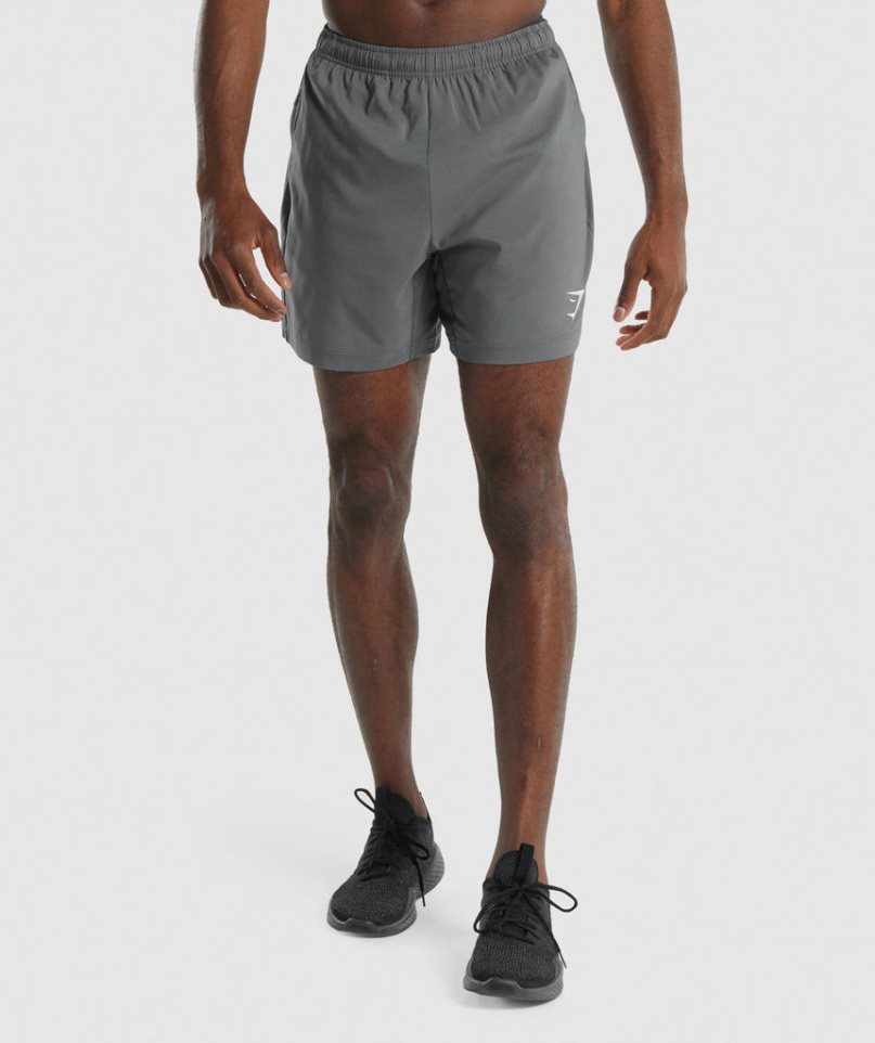 Gymshark Sport Férfi Rövidnadrág Szürke | HU-U-480