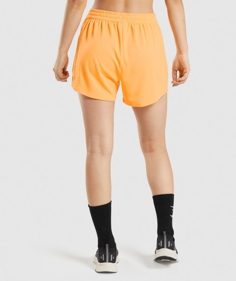 Gymshark Sport Loose Női Rövidnadrág Narancssárga | HU-F-927