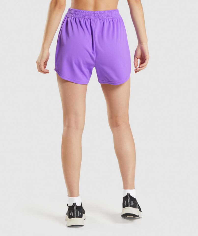 Gymshark Sport Loose Női Rövidnadrág Világos Lila | HU-R-896