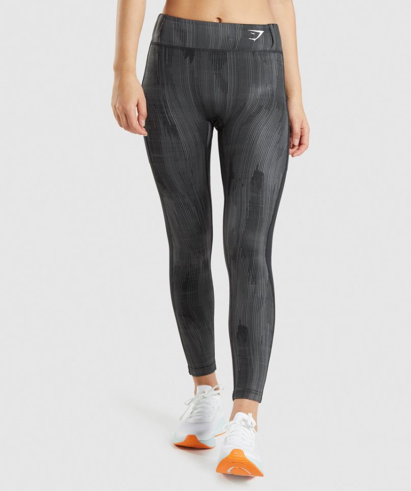 Gymshark Sport Női Leggings Fekete | HU-E-651