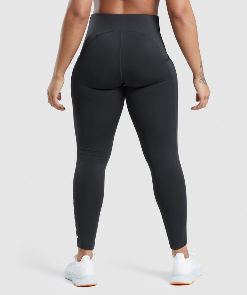 Gymshark Sport Női Leggings Fekete | HU-N-901