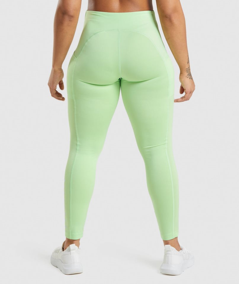 Gymshark Sport Női Leggings Világos Zöld | HU-C-602