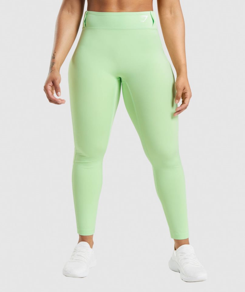 Gymshark Sport Női Leggings Világos Zöld | HU-C-602