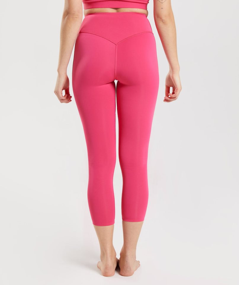 Gymshark Studio 7/8 Női Leggings Rózsaszín | HU-J-038