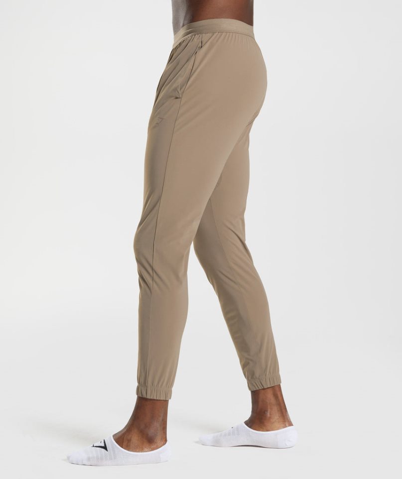 Gymshark Studio Férfi Jogger Nadrág Barna | HU-Z-056