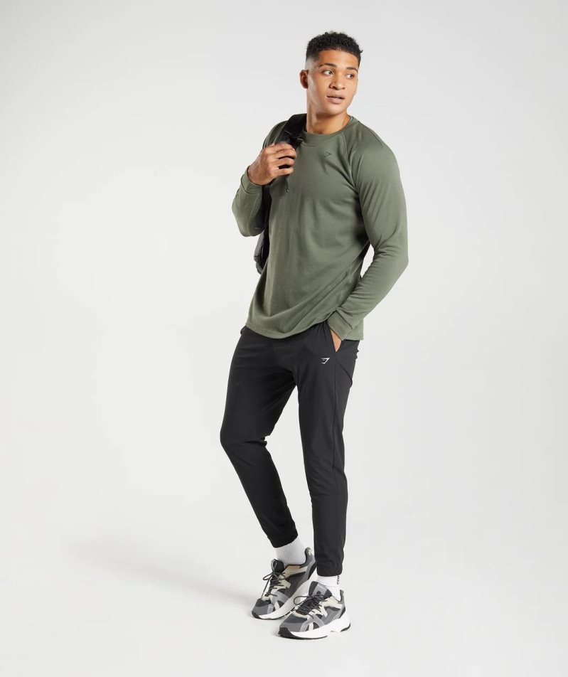 Gymshark Studio Férfi Jogger Nadrág Fekete | HU-G-381