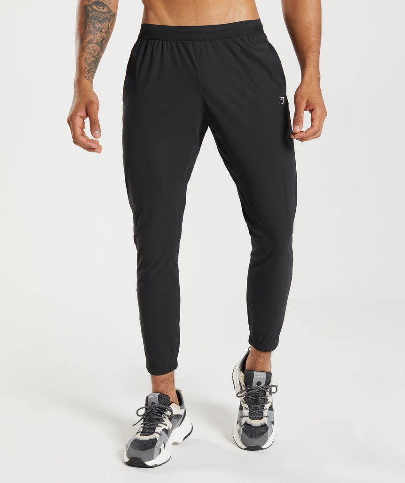 Gymshark Studio Férfi Jogger Nadrág Fekete | HU-G-381