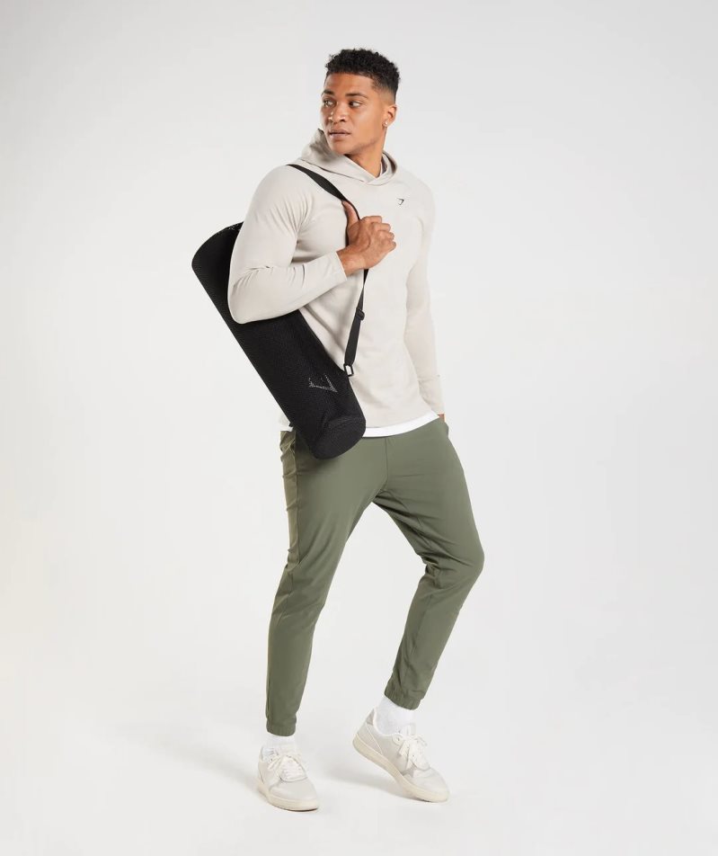 Gymshark Studio Férfi Jogger Nadrág Olivazöld | HU-Y-391