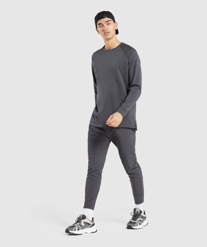 Gymshark Studio Férfi Jogger Nadrág Sötétszürke | HU-E-520