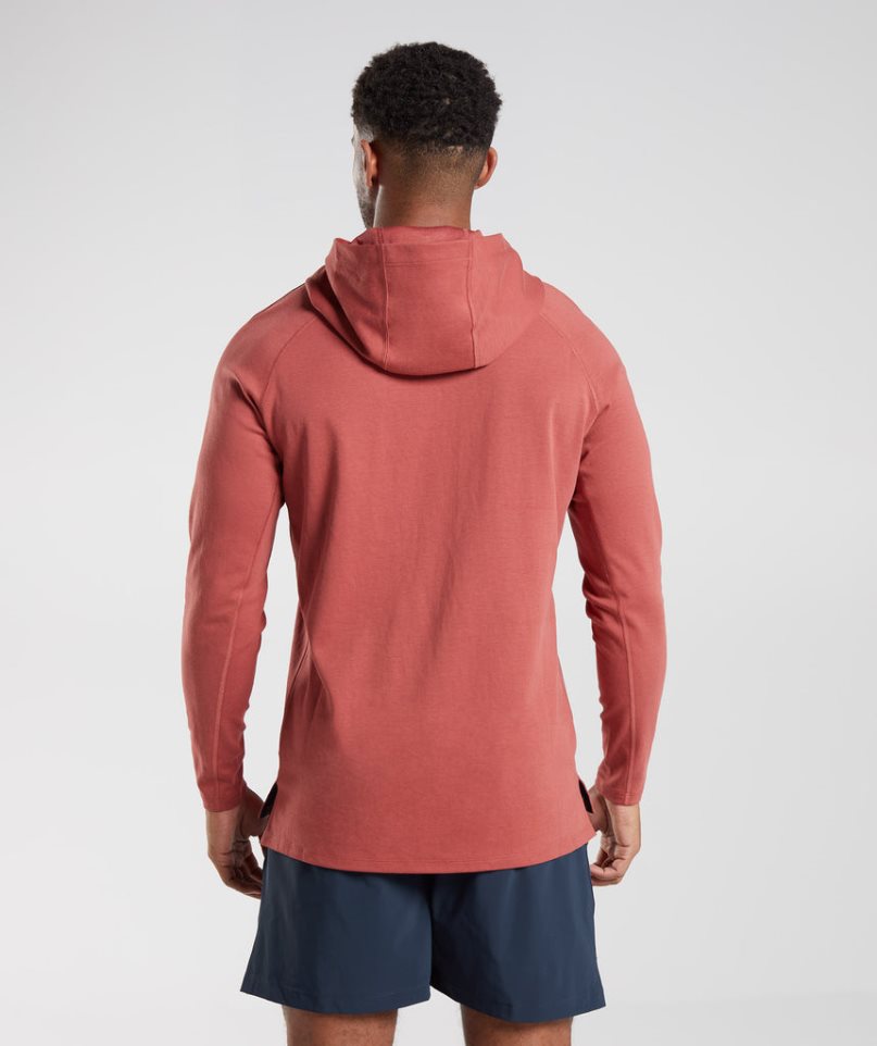 Gymshark Studio Férfi Kapucnis Pulóver Rózsaszín | HU-O-930