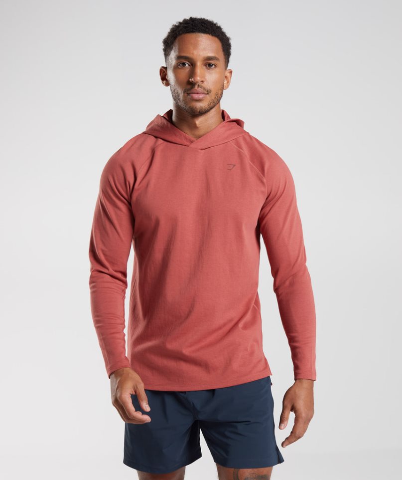 Gymshark Studio Férfi Kapucnis Pulóver Rózsaszín | HU-O-930