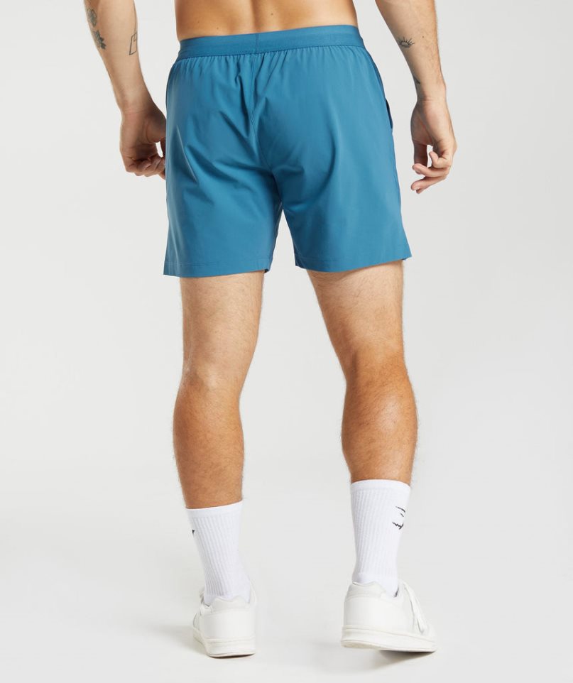 Gymshark Studio Férfi Rövidnadrág Kék | HU-M-237