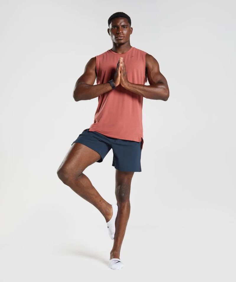 Gymshark Studio Férfi Rövidnadrág Sötétkék | HU-E-129