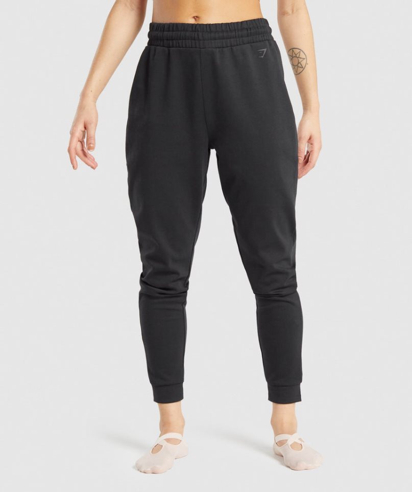 Gymshark Studio Női Jogger Nadrág Fekete | HU-Q-365