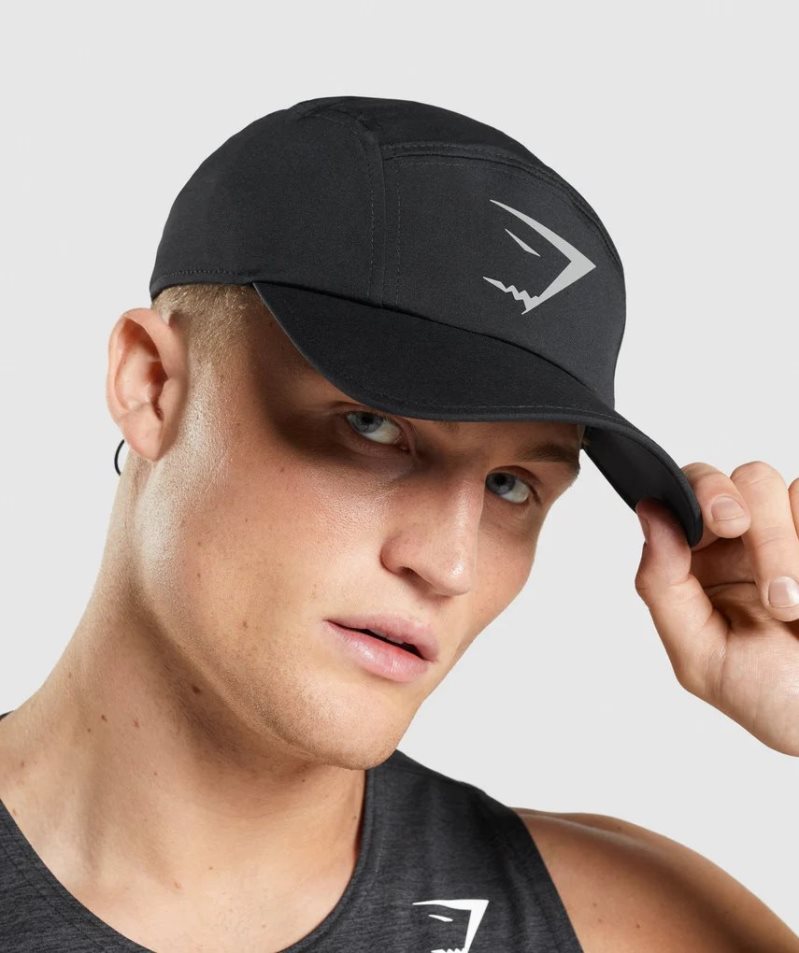 Gymshark Tech Sapkák Fekete | HU-N-071