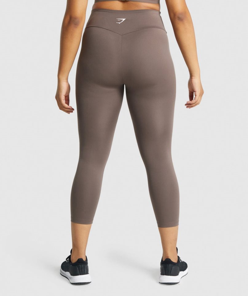 Gymshark Torna 7/8 Női Leggings Barna | HU-F-723
