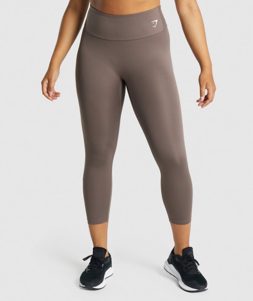 Gymshark Torna 7/8 Női Leggings Barna | HU-F-723