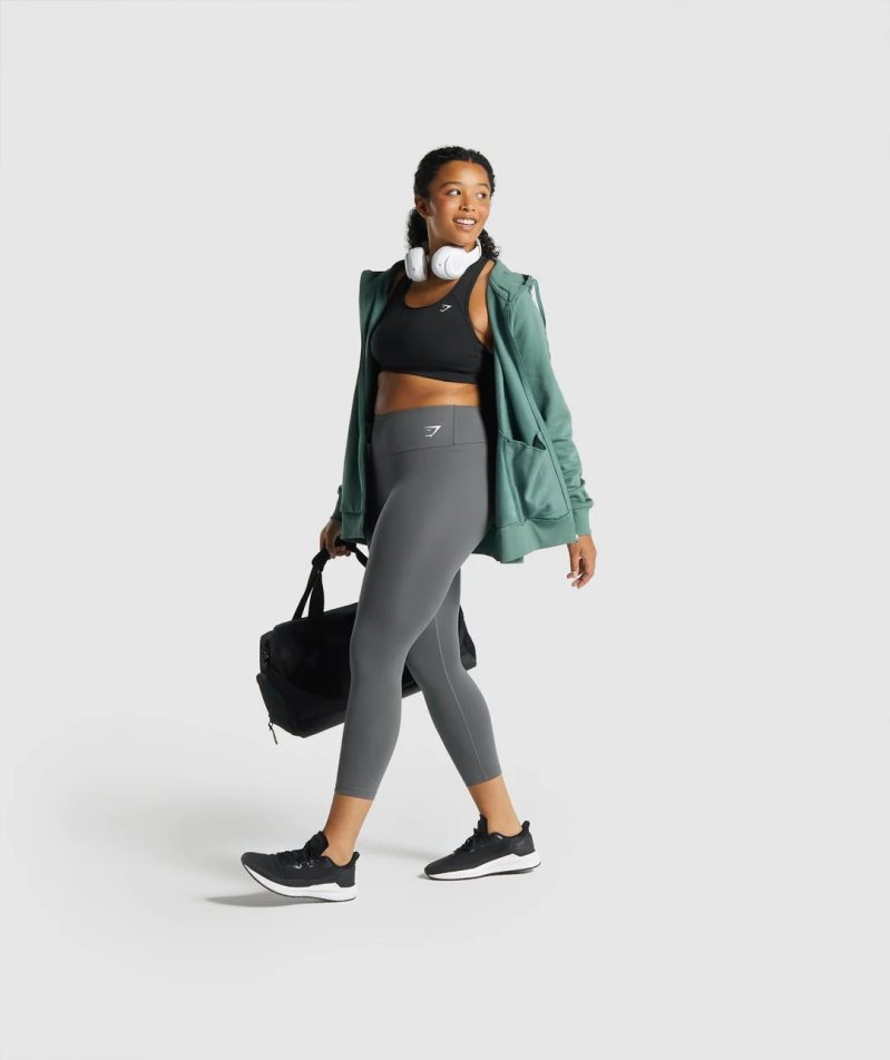 Gymshark Torna 7/8 Női Leggings Szürke | HU-A-197