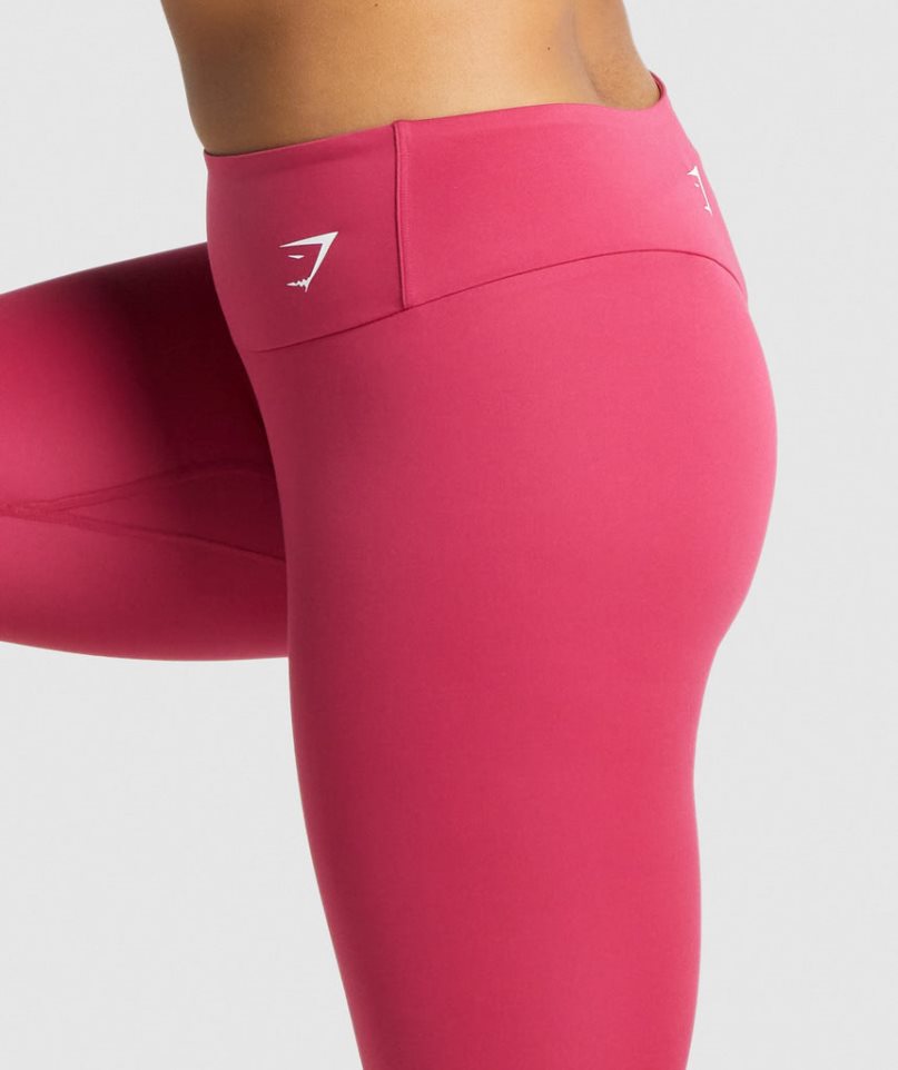 Gymshark Torna Cropped Női Leggings Rózsaszín | HU-Q-460