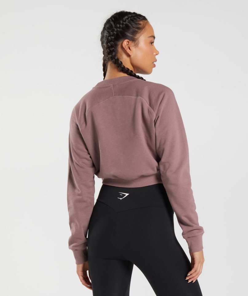 Gymshark Torna Cropped Női Pulóverek Rózsaszín | HU-X-946