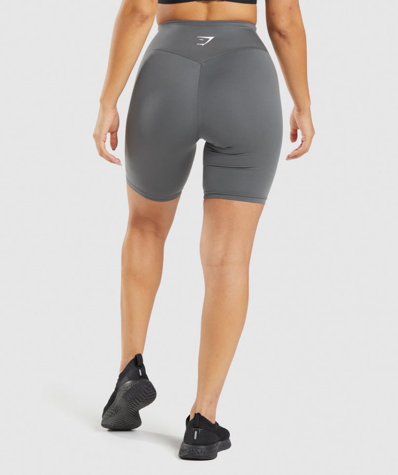 Gymshark Torna Cycling Női Rövidnadrág Szürke | HU-T-493
