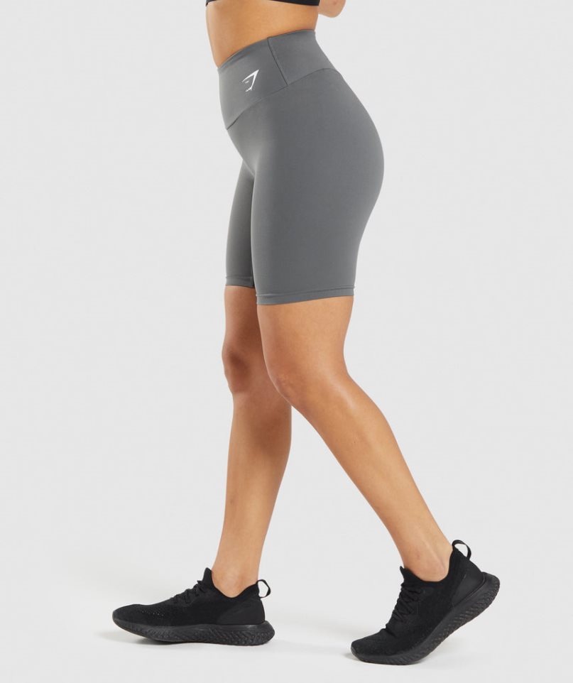 Gymshark Torna Cycling Női Rövidnadrág Szürke | HU-T-493