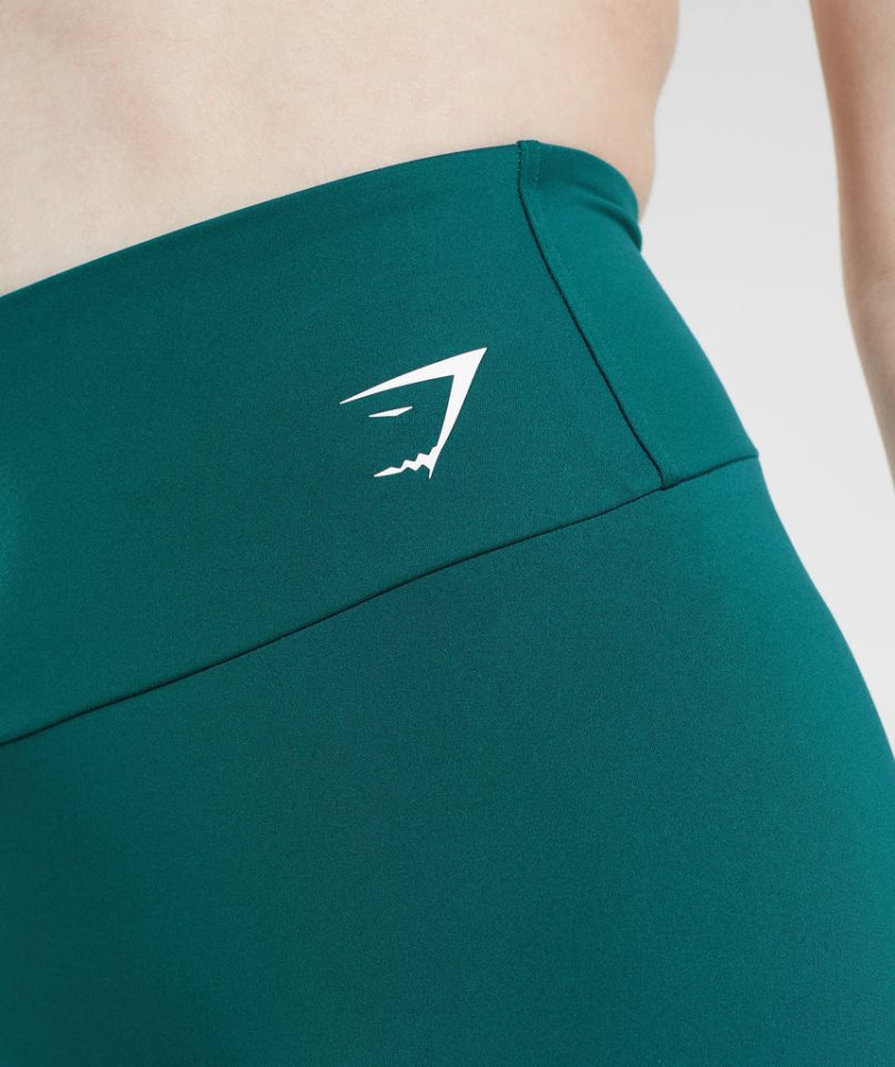 Gymshark Torna Cycling Női Rövidnadrág Türkiz | HU-R-628