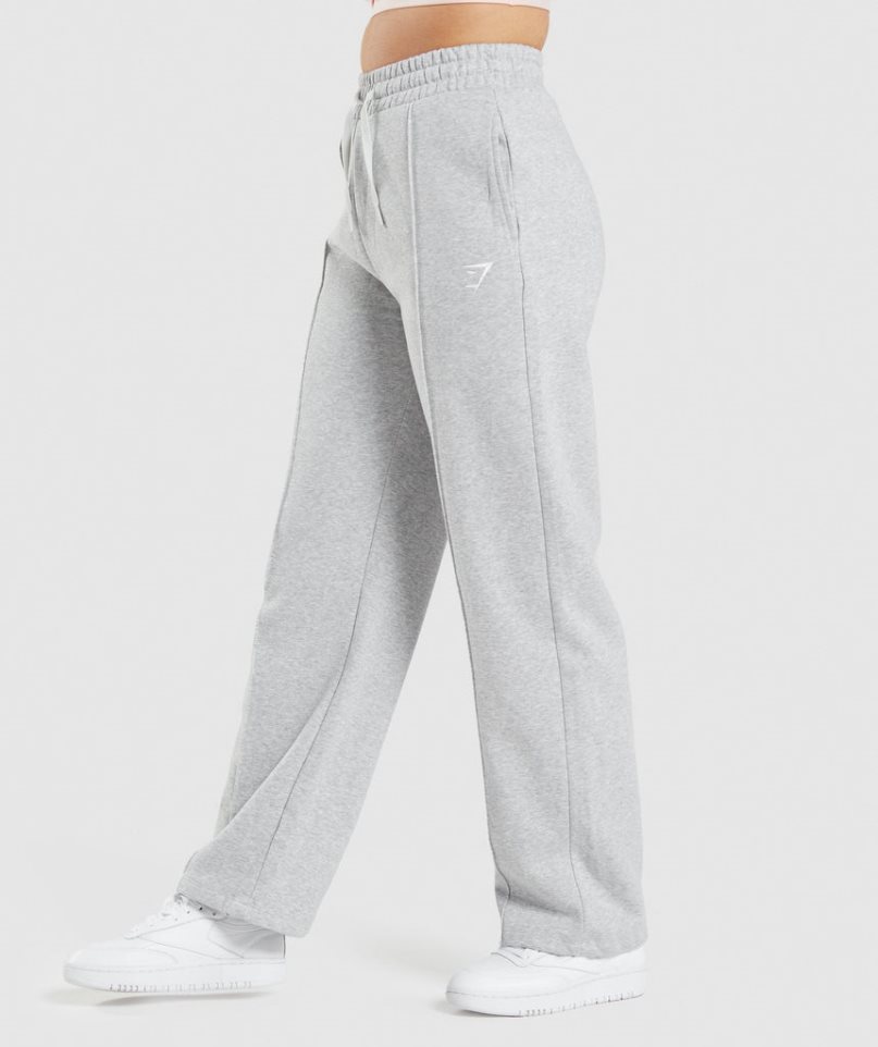 Gymshark Torna Egyenes Leg Női Jogger Nadrág Világos Szürke | HU-V-417
