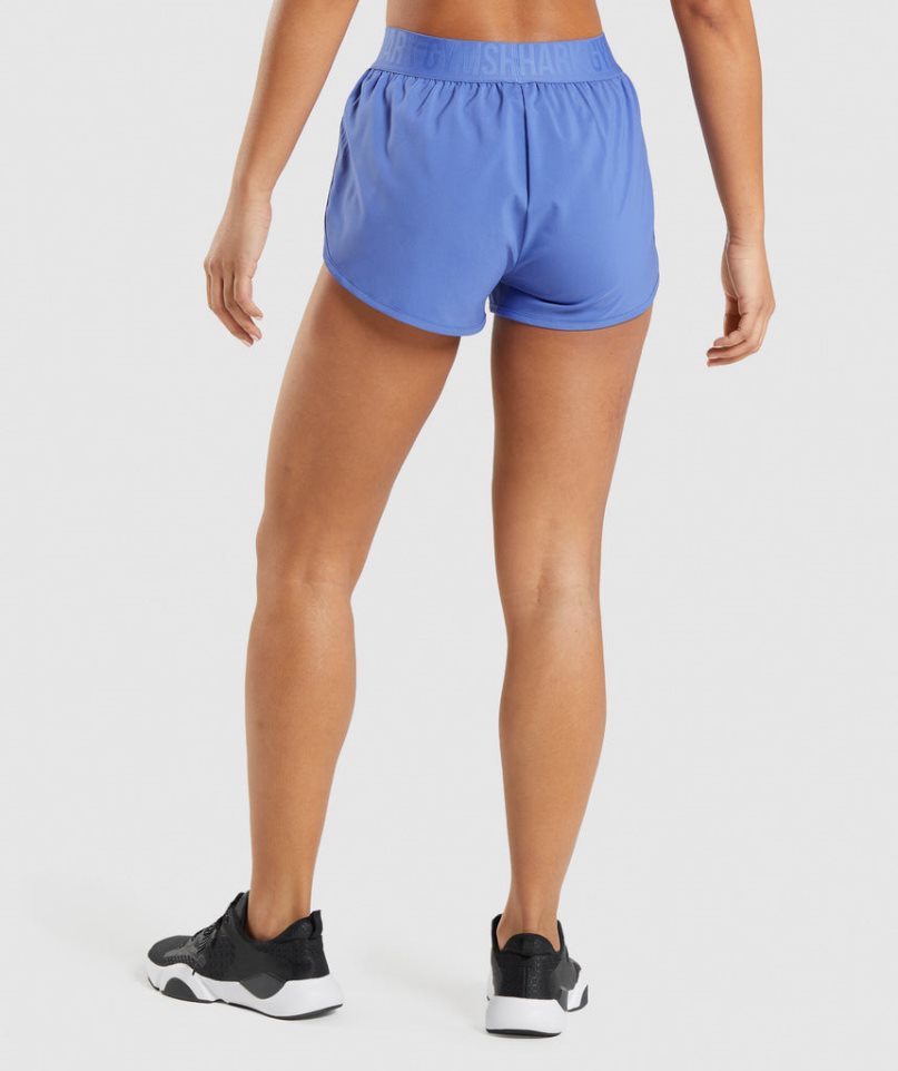 Gymshark Torna Loose Fit Női Rövidnadrág Kék | HU-E-329