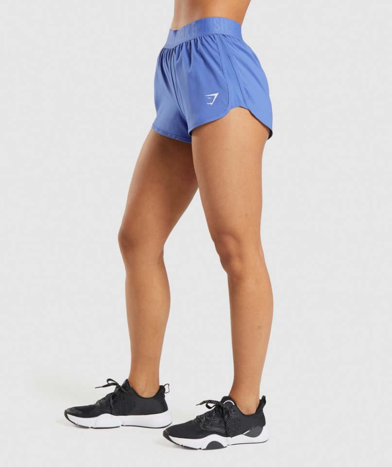 Gymshark Torna Loose Fit Női Rövidnadrág Kék | HU-E-329
