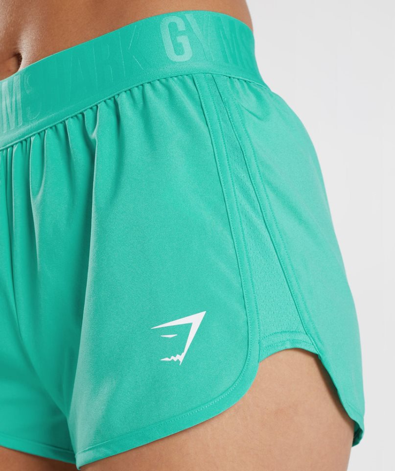 Gymshark Torna Loose Fit Női Rövidnadrág Türkiz | HU-G-395