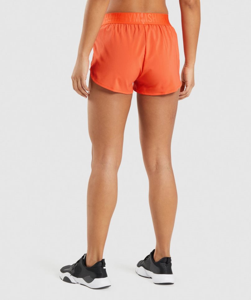 Gymshark Torna Loose Fit Női Rövidnadrág Narancssárga | HU-U-543