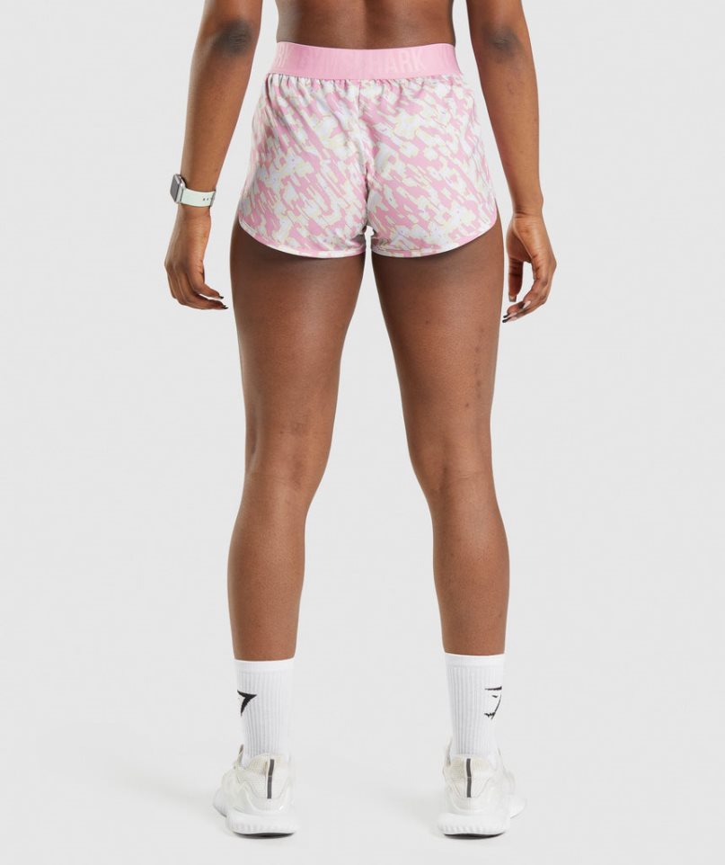 Gymshark Torna Loose Fit Női Rövidnadrág Rózsaszín | HU-W-679