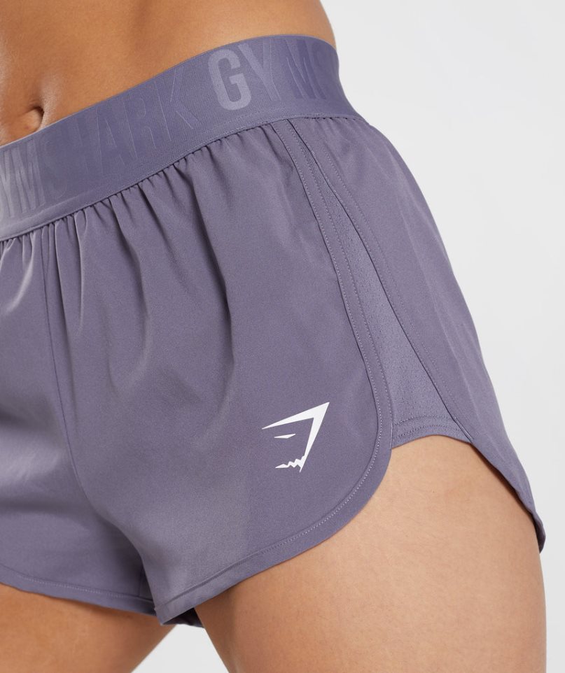 Gymshark Torna Loose Fit Női Rövidnadrág Lila | HU-Y-214